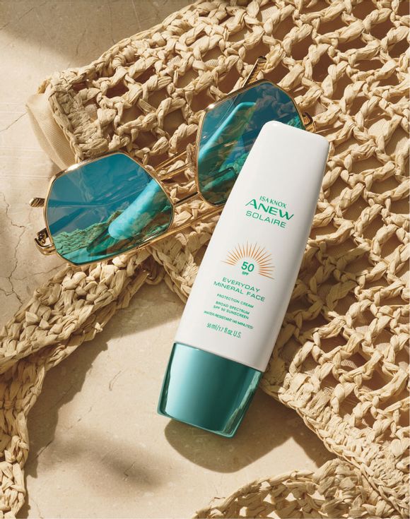 Isa Knox Anew Solaire Everyday Mineral Face Protection Cream Broad Spectrum SPF 50