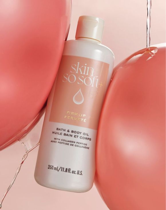 Skin So Soft Firm Up with Collagen Peptide Bath and Body Oil