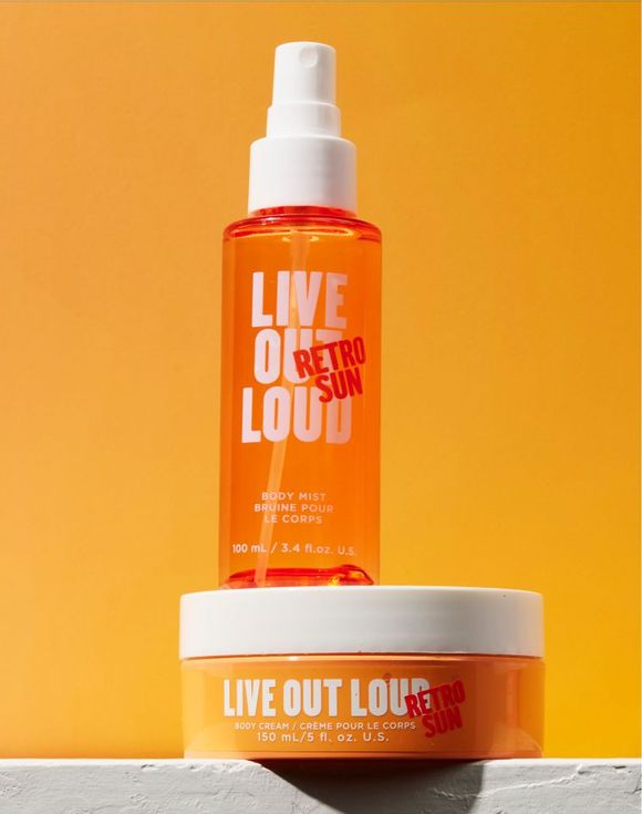 Live Out Loud Retro Sun Body Cream