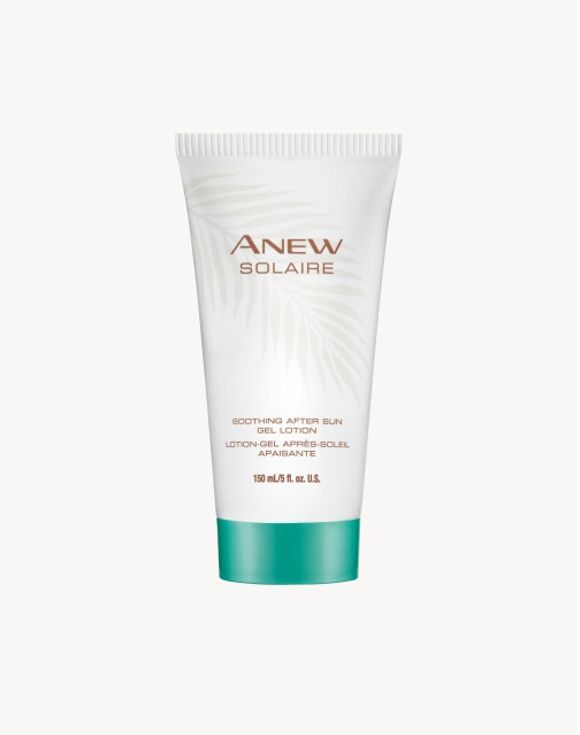 Anew Solaire Soothing After Sun Gel Lotion tube on white background