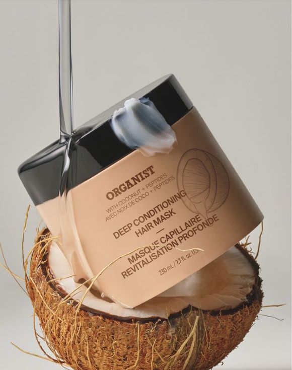Organist with Coconut and Peptides Deep Conditioning Hair Mask