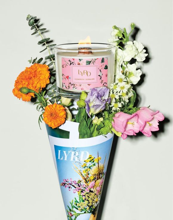 LYRD Flowerista Wooden Wick Candle