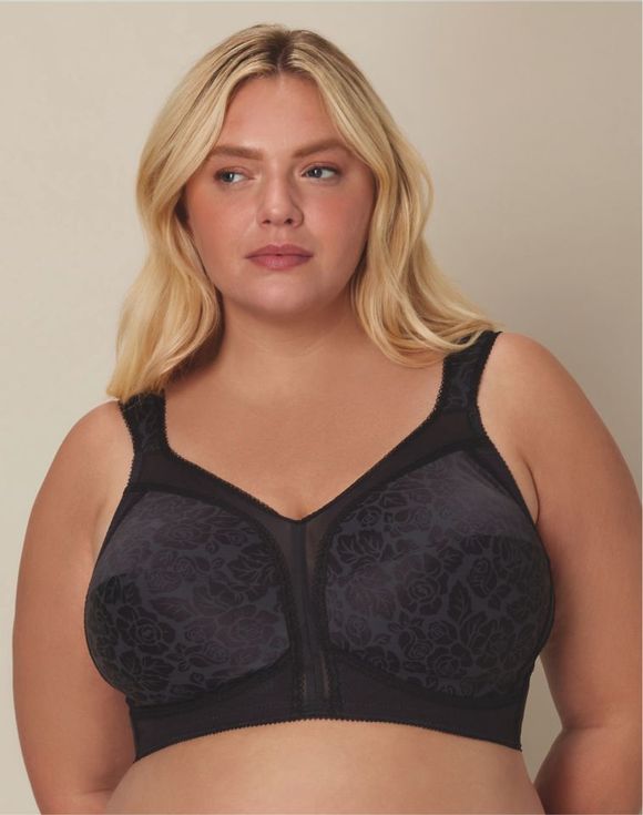 Playtex 18 Hour Original Comfort Strap Wirefree Bra in Black (US4693)