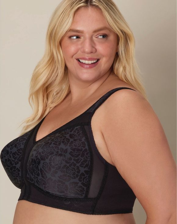 Playtex 18 Hour Original Comfort Strap Wirefree Bra in Black (US4693)