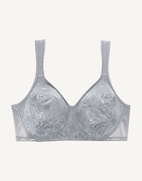 Playtex 18 Hour Ultimate Lift & Support Wireless Bra - nude colorway on model