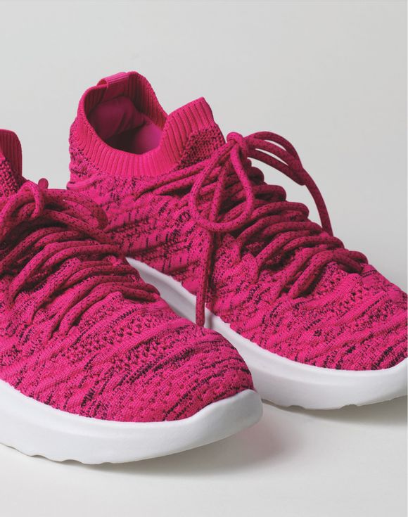 Two Tone Sneaker close-up pair