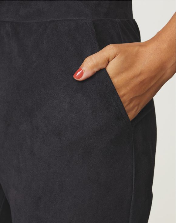 Sueded Pant waistband detail