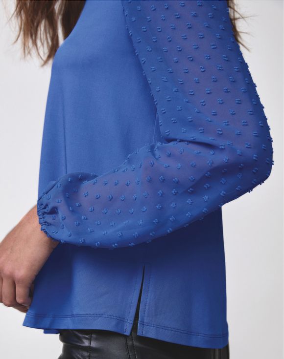Eyelash Sleeve Blouse $17.99 FINAL SALE