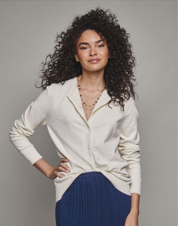 Knit Cardigan flat lay