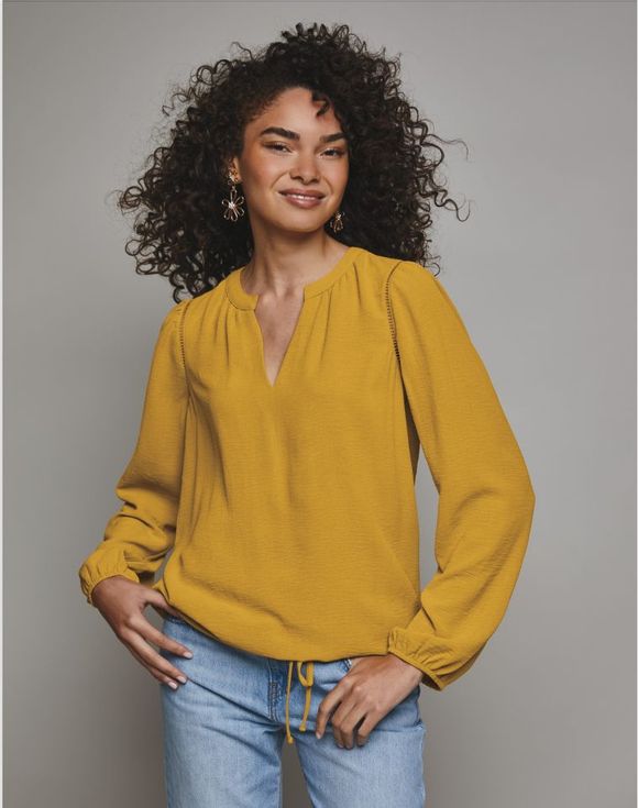 Drawstring Blouse $19.99 FINAL SALE