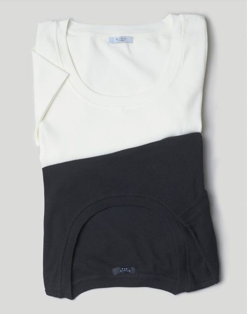 2-Pack Rib Knit T-Shirts $14.99 FINAL SALE