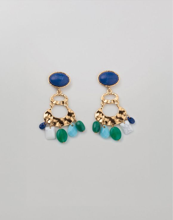 Coastal Elegance Drop Earrings pair view