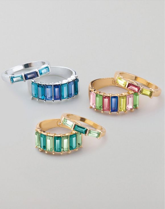 Hue Whispers Ring Set