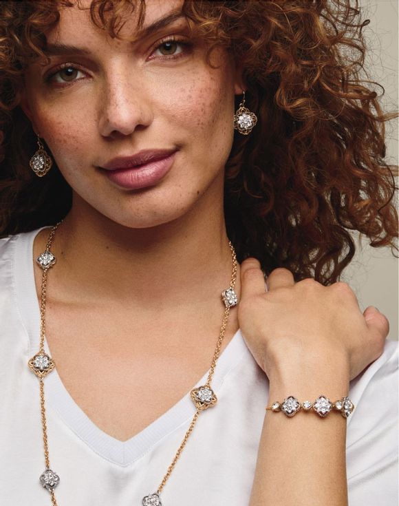 Timeless Grace Station Necklace and Earring Set $12.99 FINAL SALE
