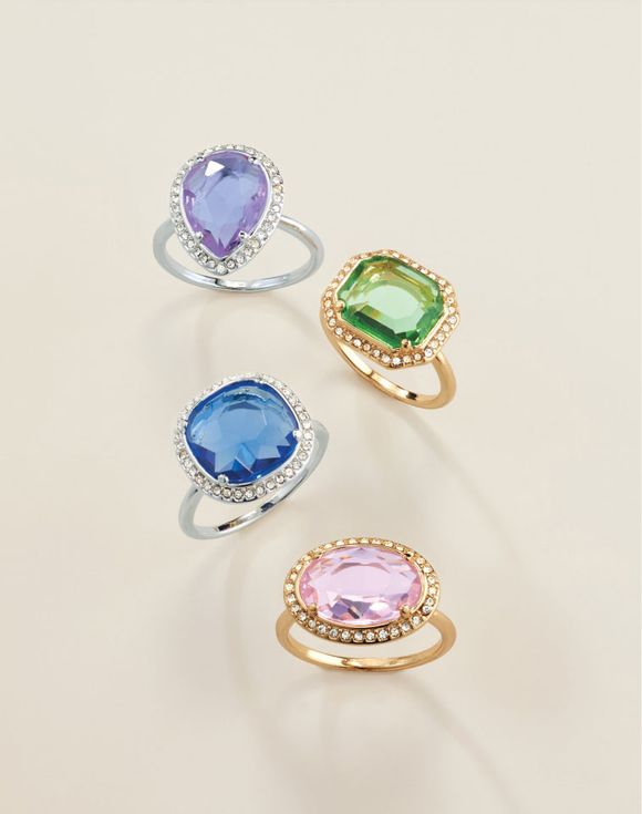 Spring Cocktail Jewel Ring $6.99