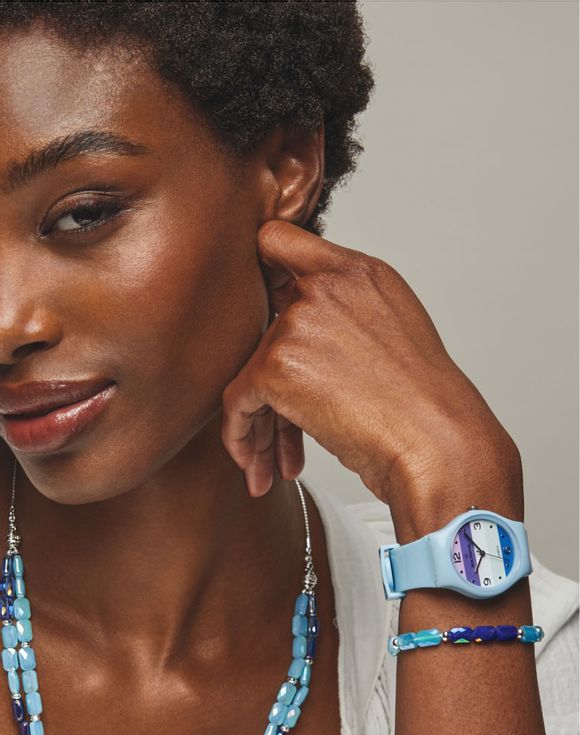 Colorblock Chic Sunset Watch