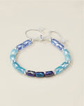 Colorblock Chic Pull-Cord Bracelet - blue tones