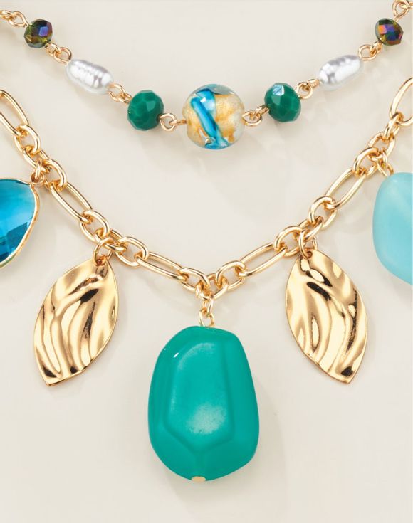 Seaside Treasure Necklace and Earring Set $9.99