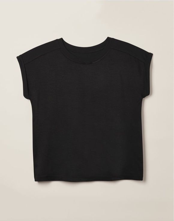 Relaxed Rolled Sleeve Top