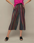 Striped Wide-Leg Crop Pant $17.99 FINAL SALE