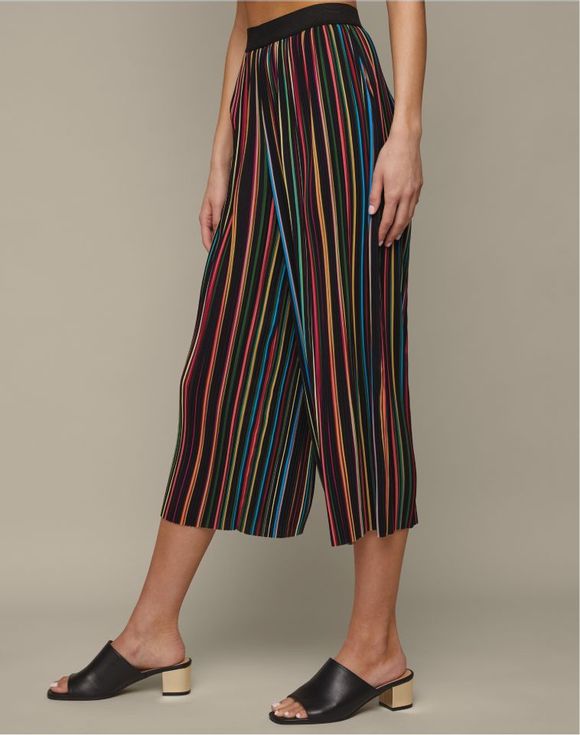 Striped Wide-Leg Crop Pant $17.99 FINAL SALE