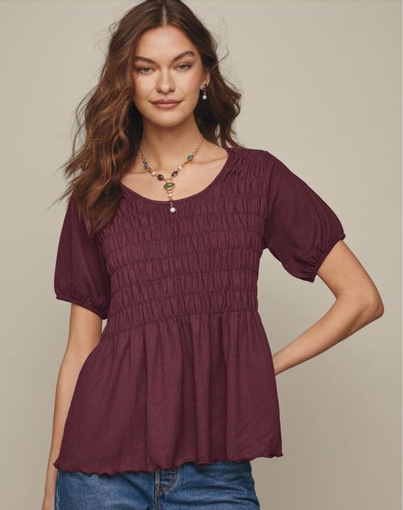 Smocked Blouse $20.99 FINAL SALE