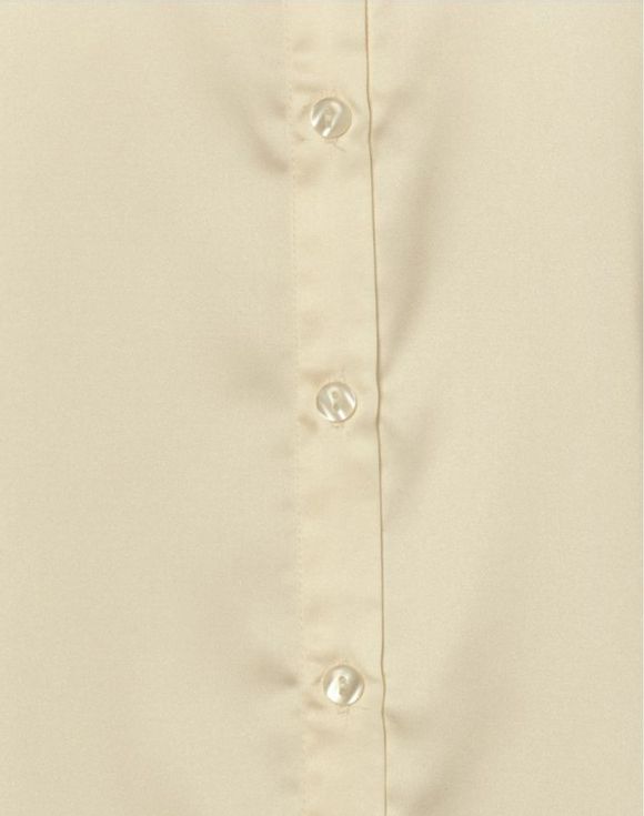 Roll-Sleeve Button-Down Top