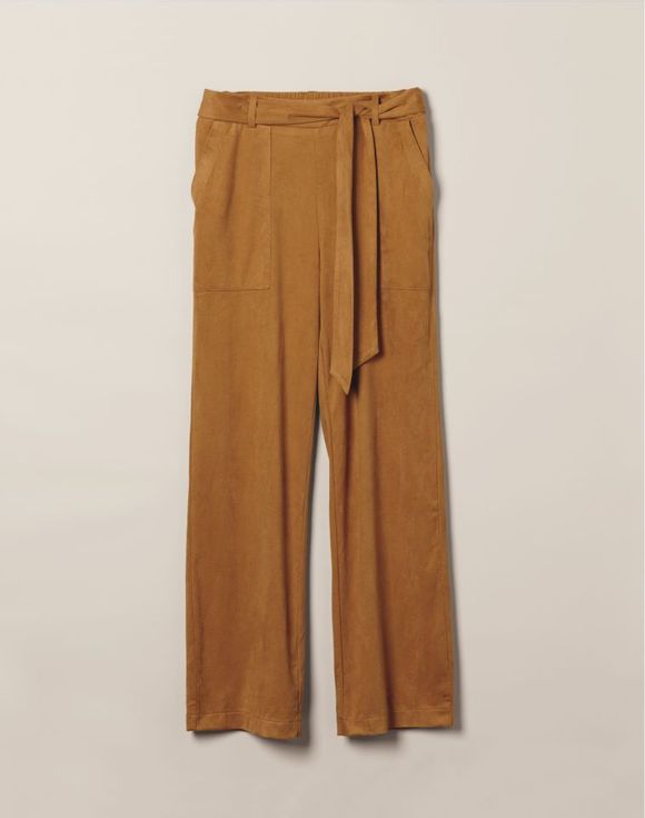 Faux-Suede Belted Pant $24.99 FINAL SALE