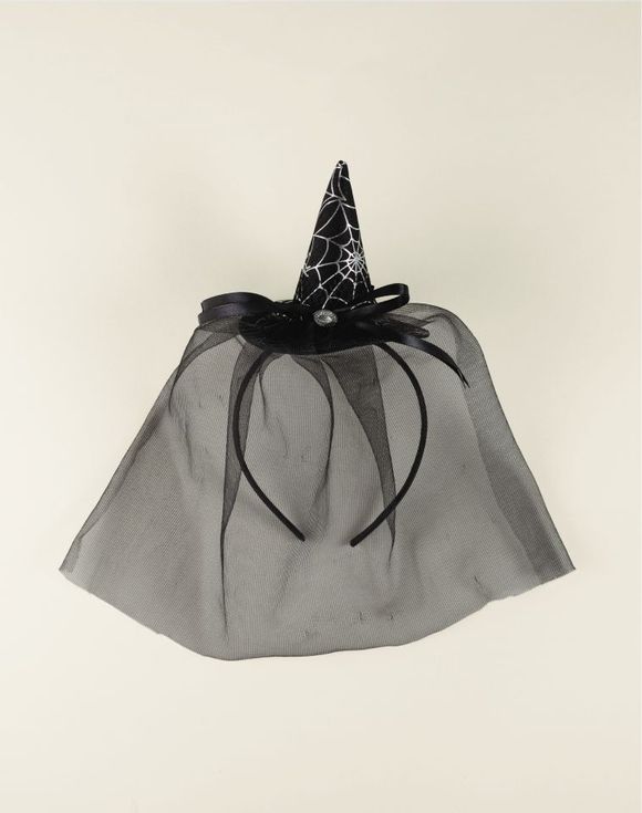 Spooky Headband worn by model