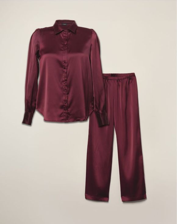 Two-Piece Satin Set
