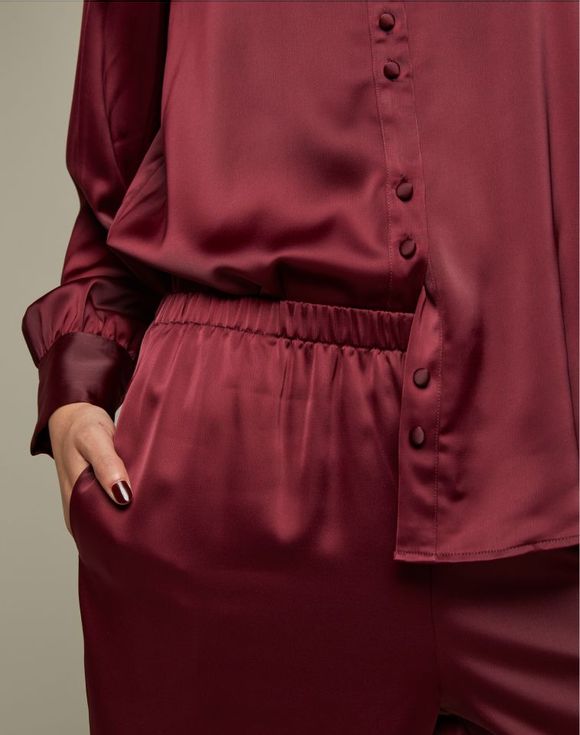 Two-Piece Satin Set