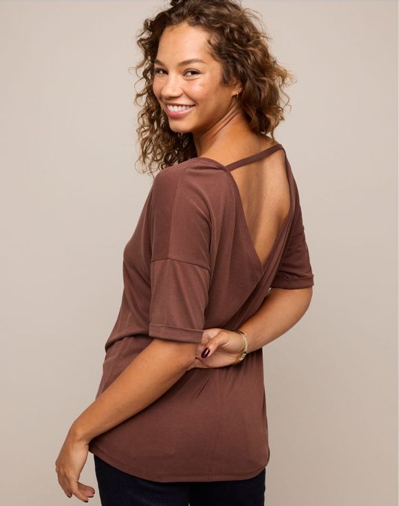 Double V-Neck Top
