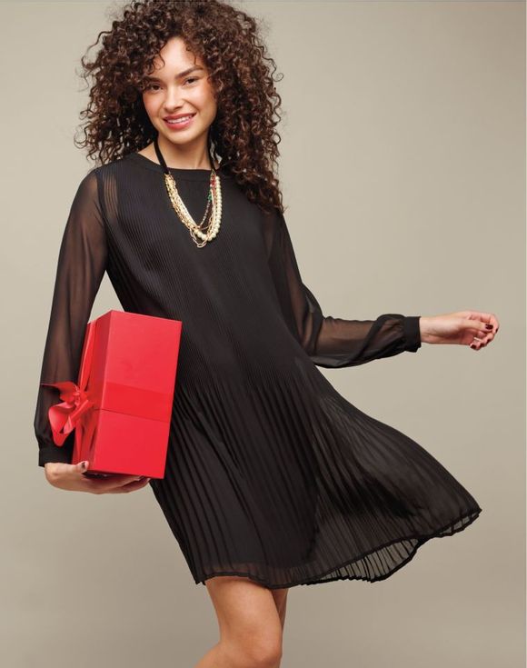 Pleated Dress $24.99 FINAL SALE