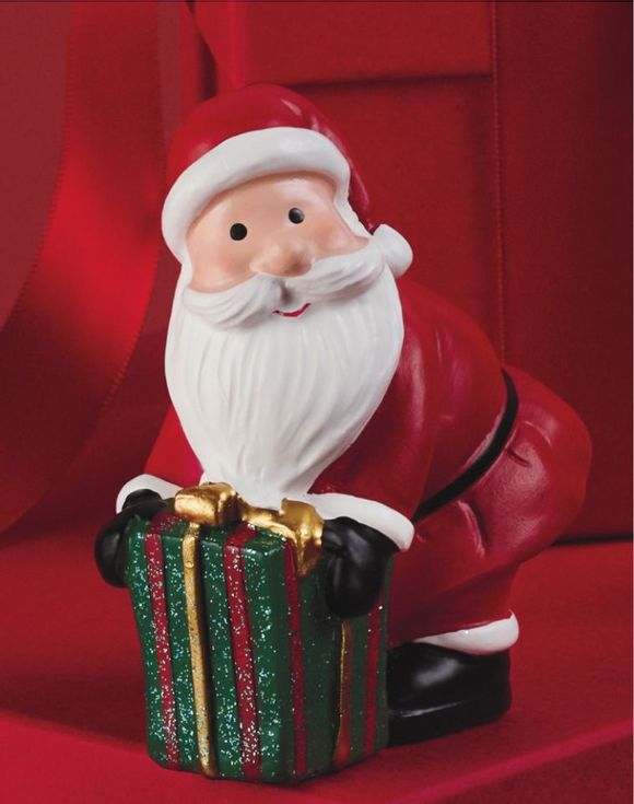Mini Santa Figures - set of three in all poses