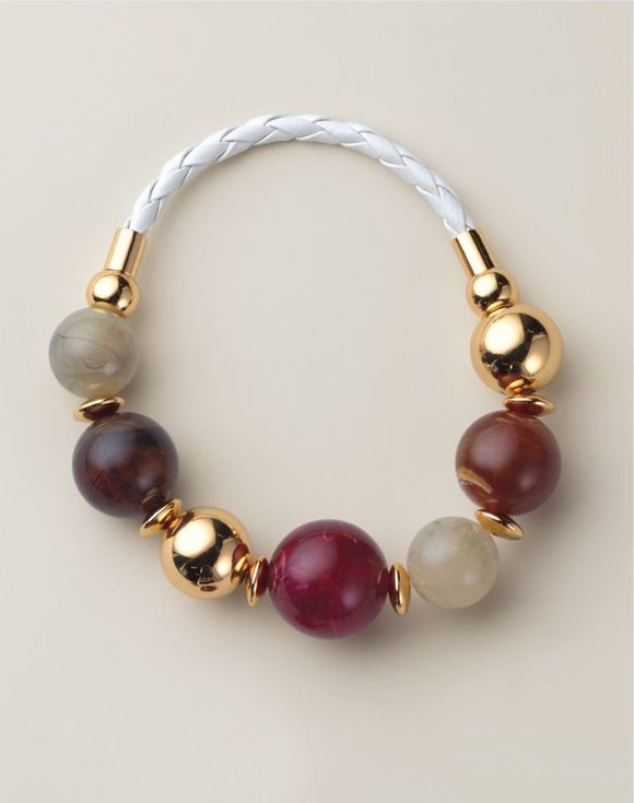 Warm Autumn Beaded Bracelet