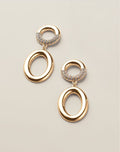 Oval Orbit Drop Earrings $7.99