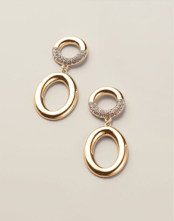 Oval Orbit Drop Earrings $7.99