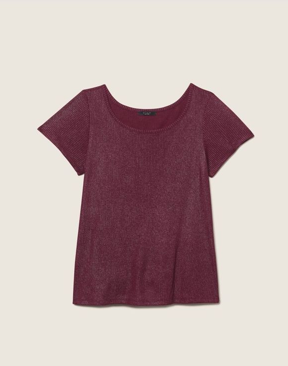2-Pack Glitter Tops - both tops folded flat lay
