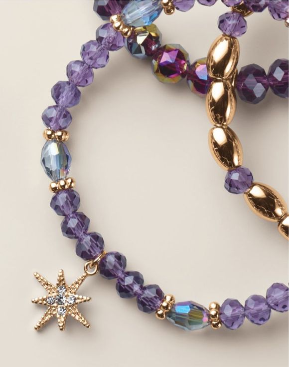 Majestic Plum Bracelet Set