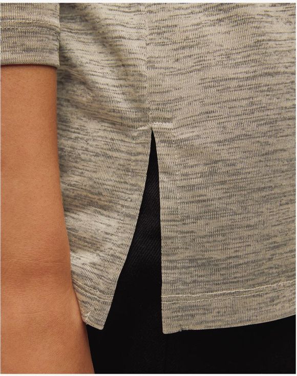 Melange Top - fabric texture detail