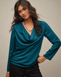 Cowl Neck Blouse $20.99 FINAL SALE