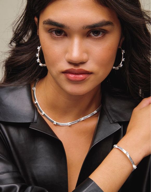 Starlight Station Hoop Earrings $4.99 FINAL SALE
