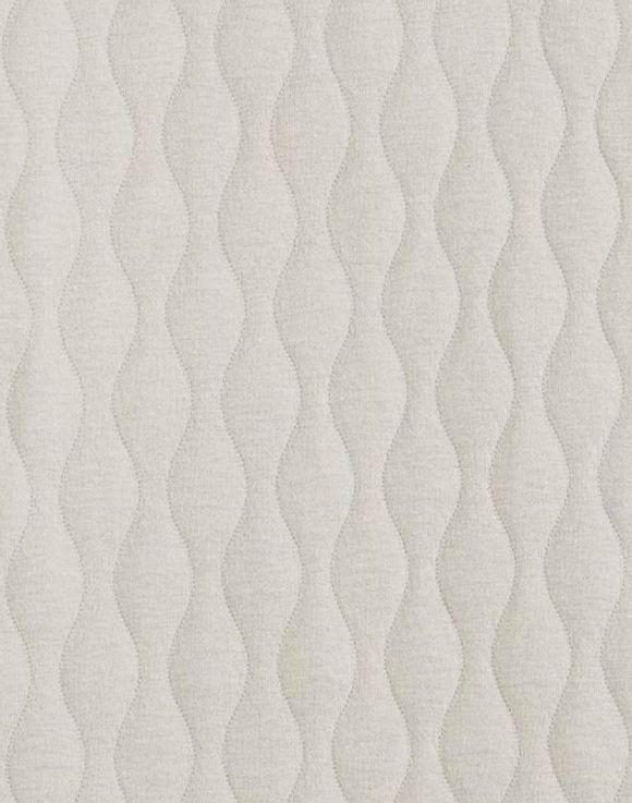 Quilted V-Neck Top fabric texture close-up