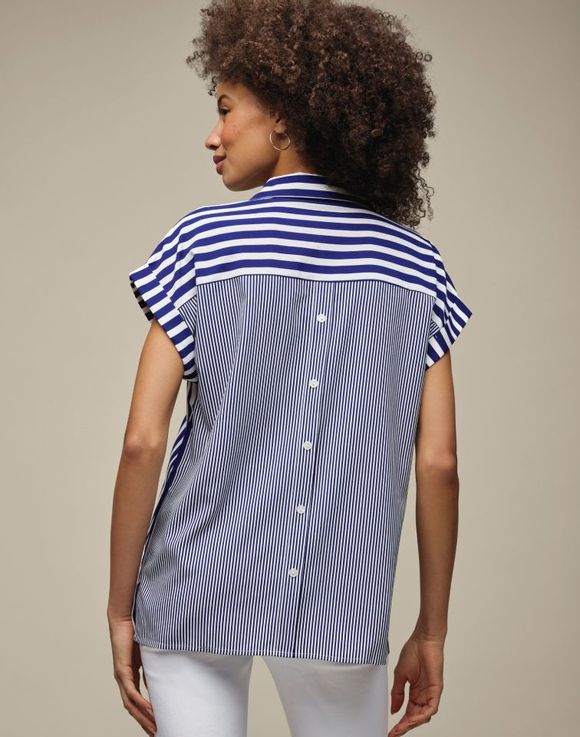 Mixed Stripe Top
