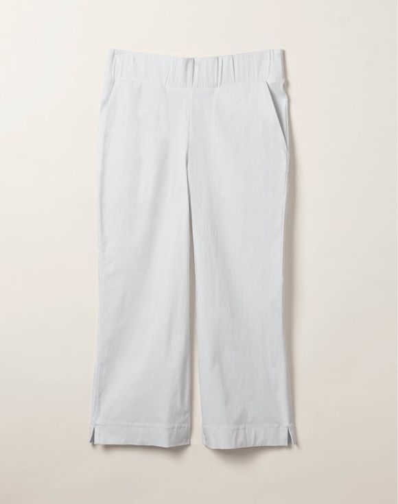 White Easy Capri Pant