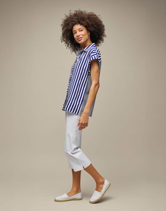 White Easy Capri Pant