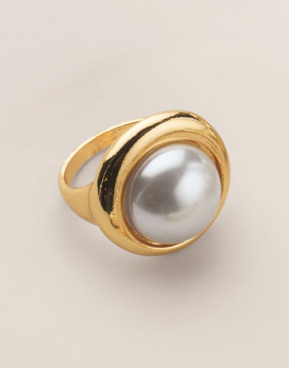 Boldly Yours Pearly Ring