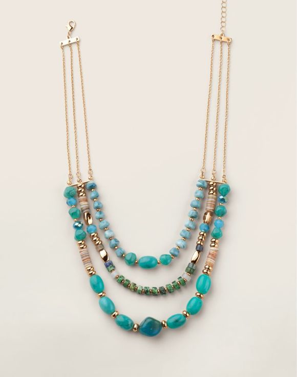 Riviera Blue Layered Necklace