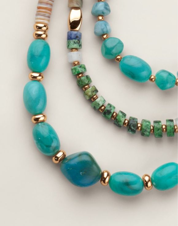 Riviera Blue Layered Necklace