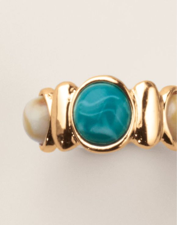 Riviera Blue Statement Ring